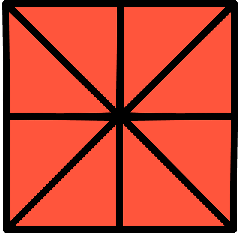 Vermilion Square Fraction 8:8