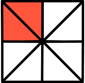 Vermilion Square Fraction 2:8