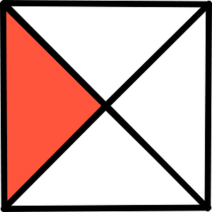 Vermilion Square Fraction 1:4