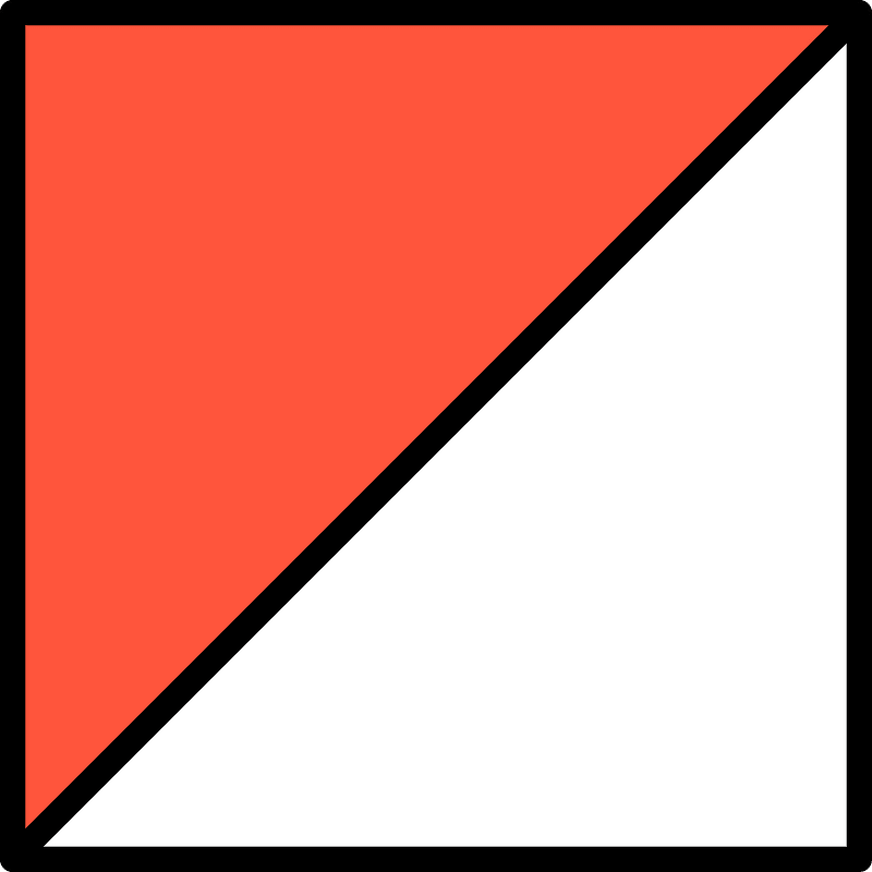 Vermilion Square Fraction 1:2