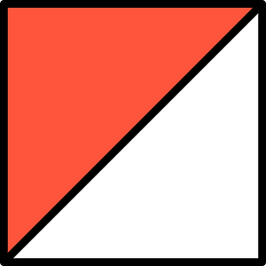 Vermilion Square Fraction 1:2
