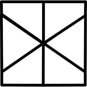 6-Point Square Spinner (White)