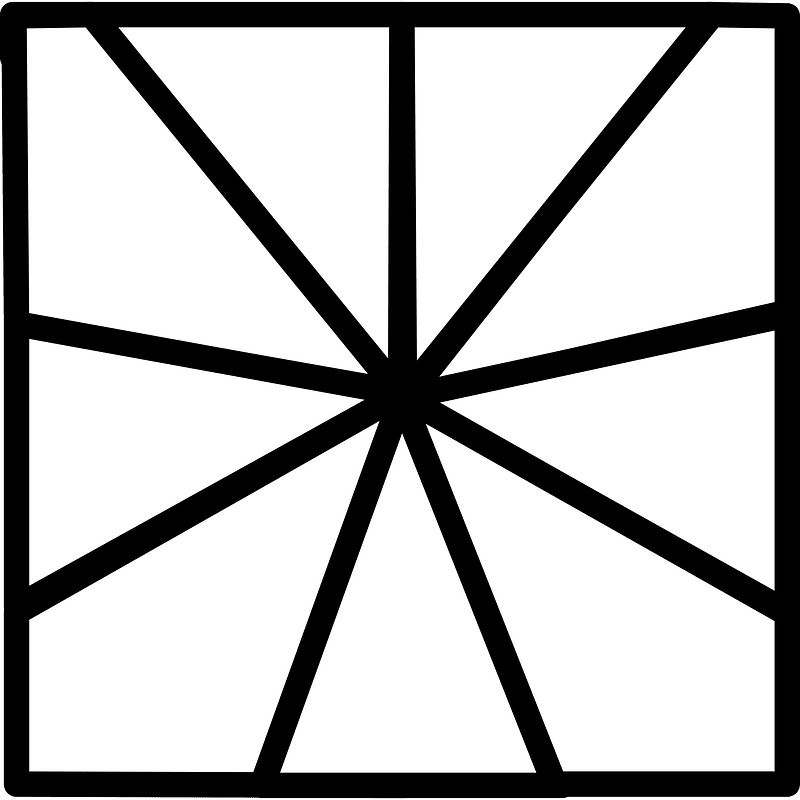 9-Point Square Spinner (White)