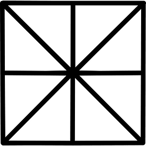 8-Point Square Spinner (White)