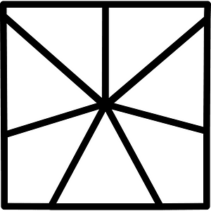 7-Point Square Spinner (White)
