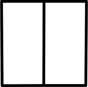 2-Point Square Spinner (White)