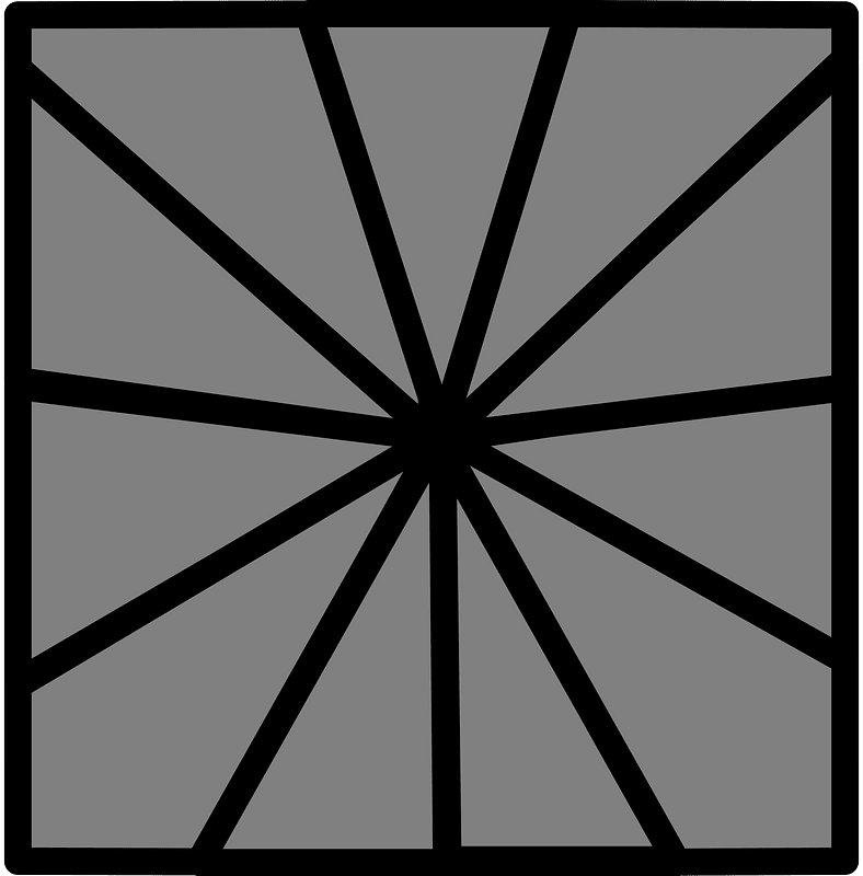 11-Point Square Spinner (Dark grey)