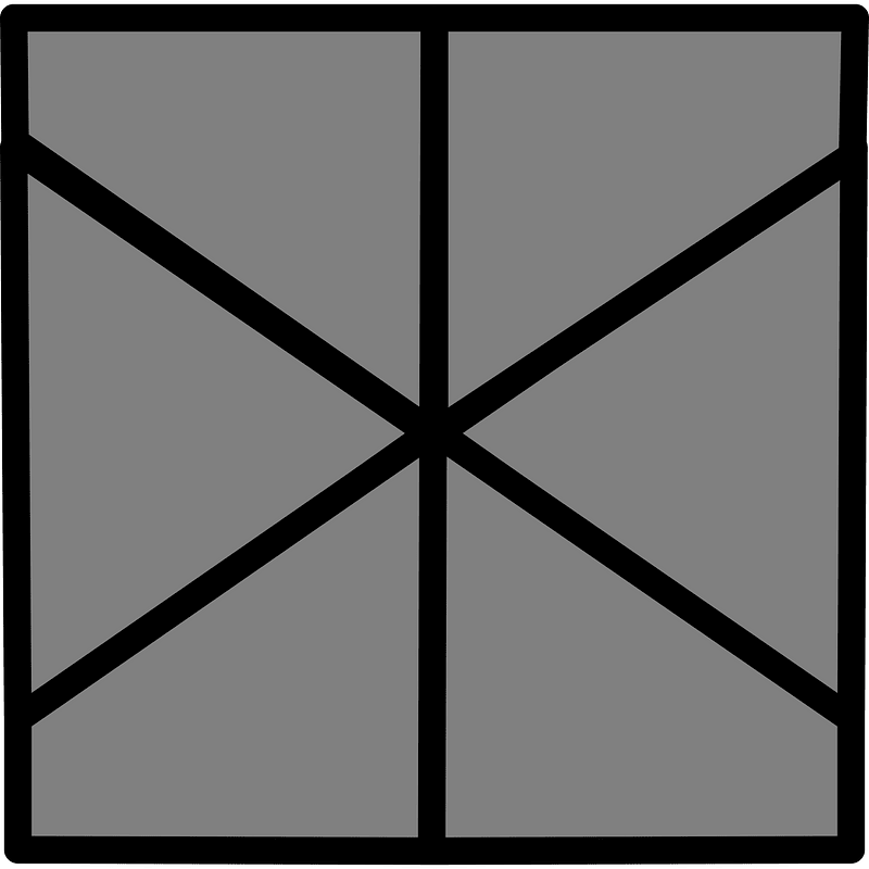 6-Point Square Spinner (Dark grey)