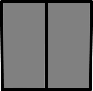 2-Point Square Spinner (Dark grey)