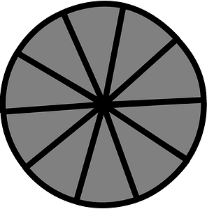 10-Point Roud Spinner (Dark grey)