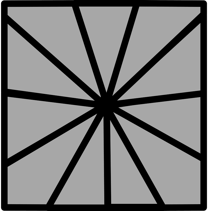 11-Point Square Spinner (Dark grey)