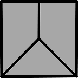 3-Point Square Spinner (Dark grey)