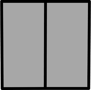 2-Point Square Spinner (Dark grey)