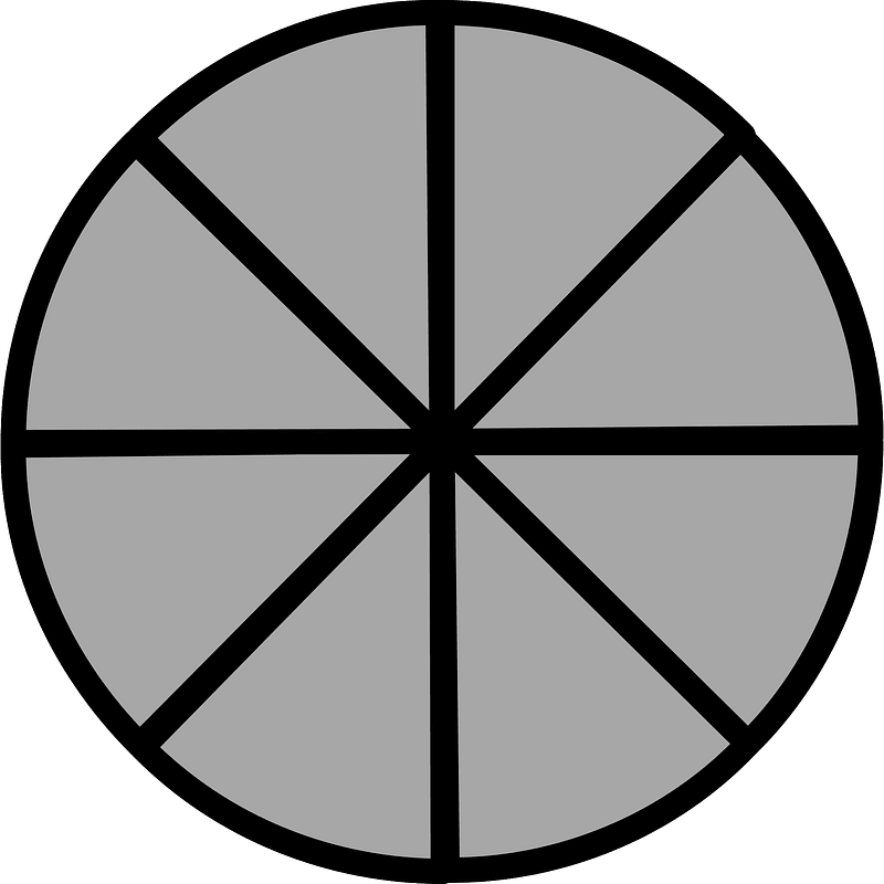 8-Point Roud Spinner (Dark grey)