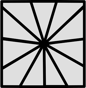 11-Point Square Spinner (Grey)