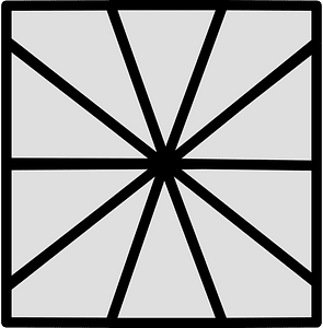 10-Point Square Spinner (Grey)