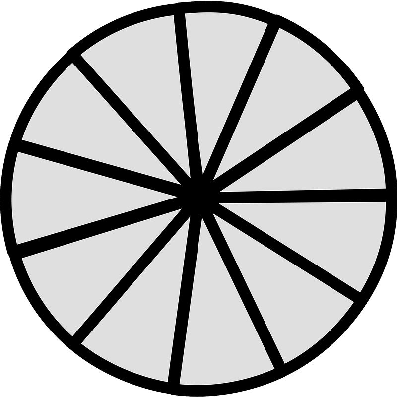 11-Point Roud Spinner (Grey)