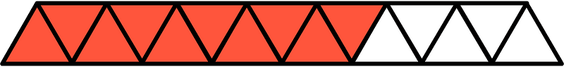 Vermilion Triangles Fraction 10:15