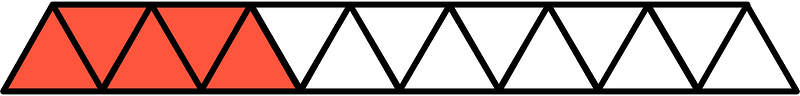 Vermilion Triangles Fraction 5:15