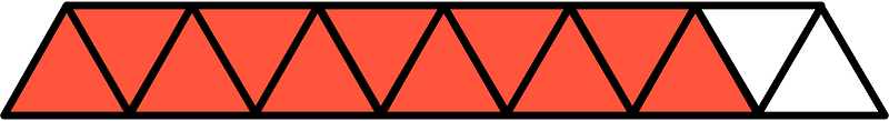 Vermilion Triangles Fraction 11:13