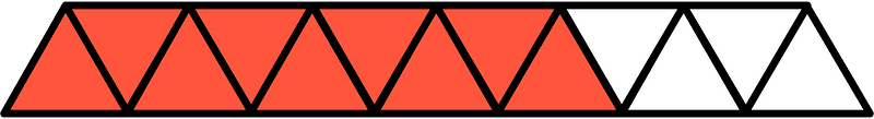 Vermilion Triangles Fraction 9:13