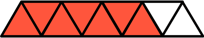 Vermilion Triangles Fraction 7:9