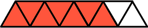 Vermilion Triangles Fraction 7:9