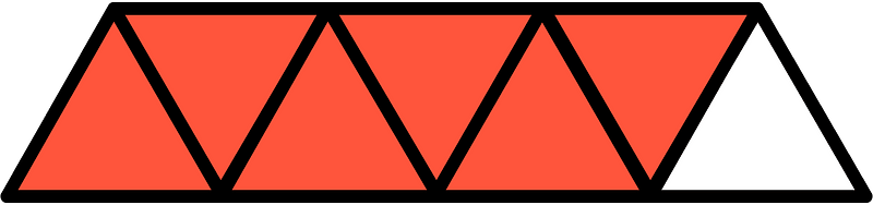 Vermilion Triangles Fraction 6:7