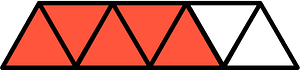 Vermilion Triangles Fraction 5:7