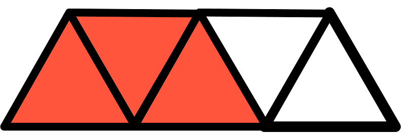 Vermilion Triangles Fraction 1:5