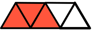 Vermilion Triangles Fraction 1:5