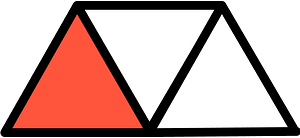 Vermilion Triangles Fraction 3:3