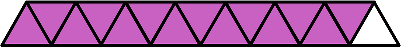 Magenta Triangles Fraction 14:15