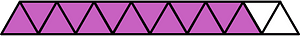 Magenta Triangles Fraction 13:15