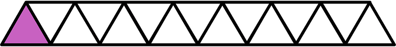 Magenta Triangles Fraction 1:15