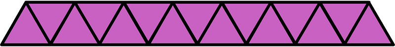 Magenta Triangles Fraction 15:15