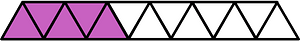 Magenta Triangles Fraction 5:13