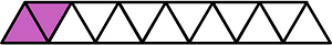 Magenta Triangles Fraction 2:13