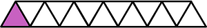 Magenta Triangles Fraction 1:13