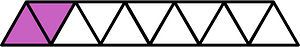 Magenta Triangles Fraction 2:11