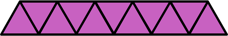 Magenta Triangles Fraction 11:11