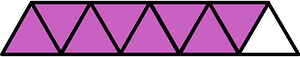 Magenta Triangles Fraction 8:9