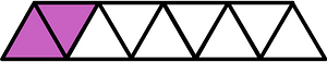 Magenta Triangles Fraction 2:9