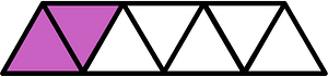 Magenta Triangles Fraction 2:7