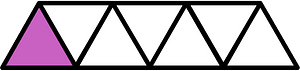 Magenta Triangles Fraction 1:7