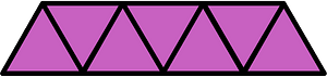 Magenta Triangles Fraction 7:7