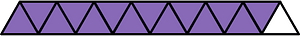 Violet Triangles Fraction 14:15