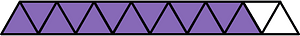 Violet Triangles Fraction 13:15