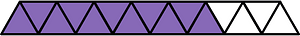 Violet Triangles Fraction 11:15