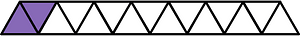 Violet Triangles Fraction 2:15